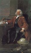 William Hogarth Colum captain oil on canvas